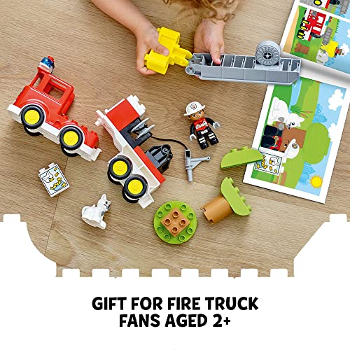 LEGO DUPLO Fire Truck Building Toy Set (21 Pieces) Z584