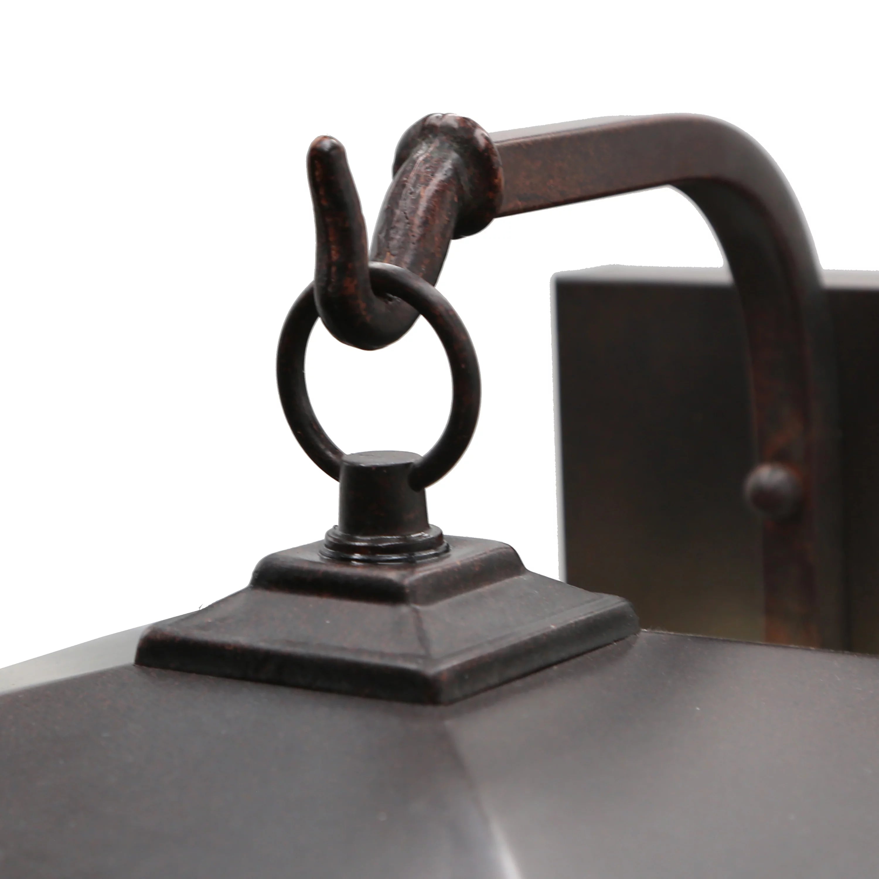 Bronze Outdoor Mission Stained Glass Wall Sconce R34844