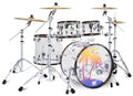 4-Piece Clear Acrylic Drum Set Shell Pack O603