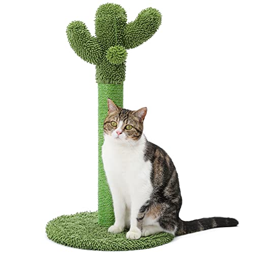 34" Tall Cat Scratching Post with Sisal Rope M85419