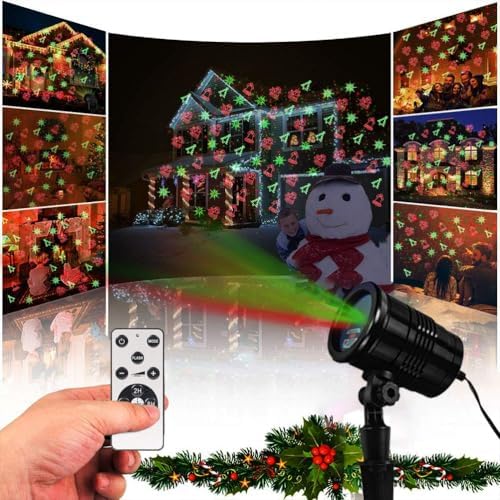 Red and Green LED Star Show Projector Light Q39876