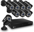 8CH 2MP Wired Security Camera System with DVR, Night Vision, Motion Detect S6242