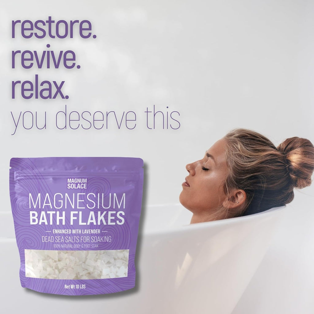 Magnesium Bath Flakes - Dead Sea Salt – 3 Pound Y1749