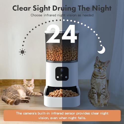 3L Automatic Cat Food Feeder with Camera F136