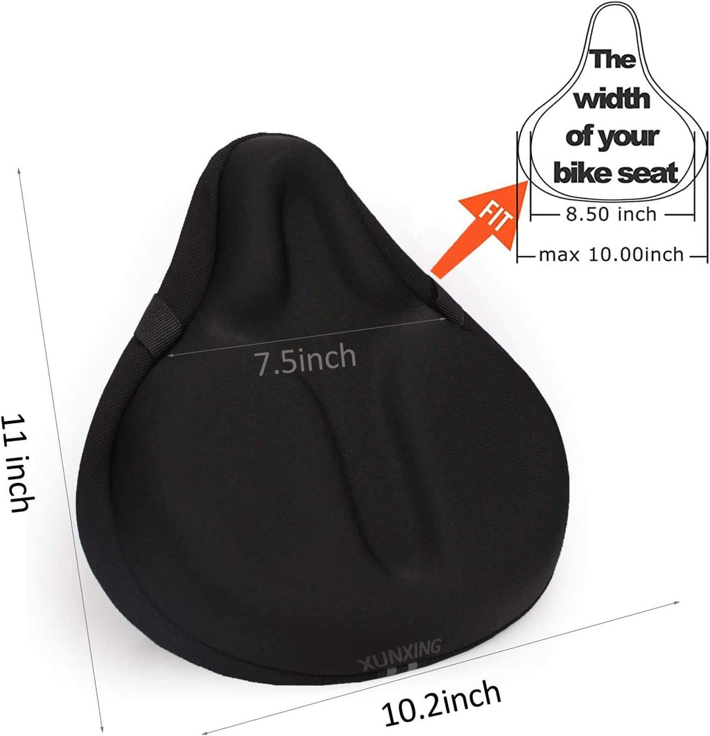 Large Comfort Wide Gel Bicycle Saddle Cover E211581