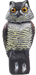 Owl Decoy with Rotating Head P340