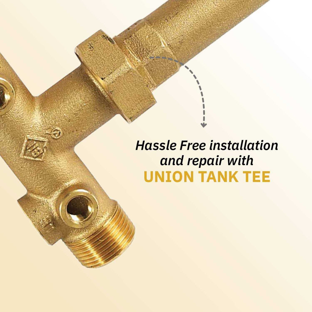 Pressure Tank Installation Kit with 1′ Brass Union Tank Tee K90204