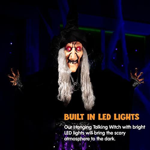 47” Animated Witch Halloween Decorations W266