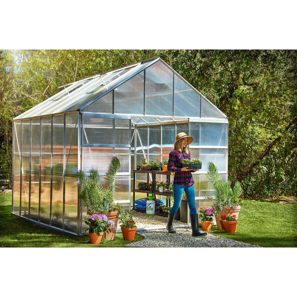 10 ft. x 12 ft. Greenhouse with 4 Vents V646