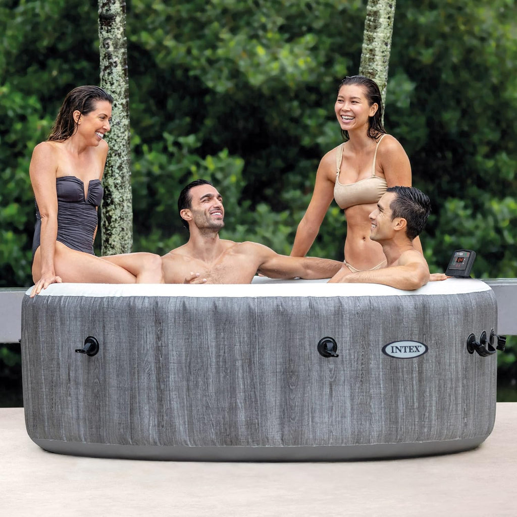 Greywood Inflatable Hot Tub with 4 LED Lights V26158