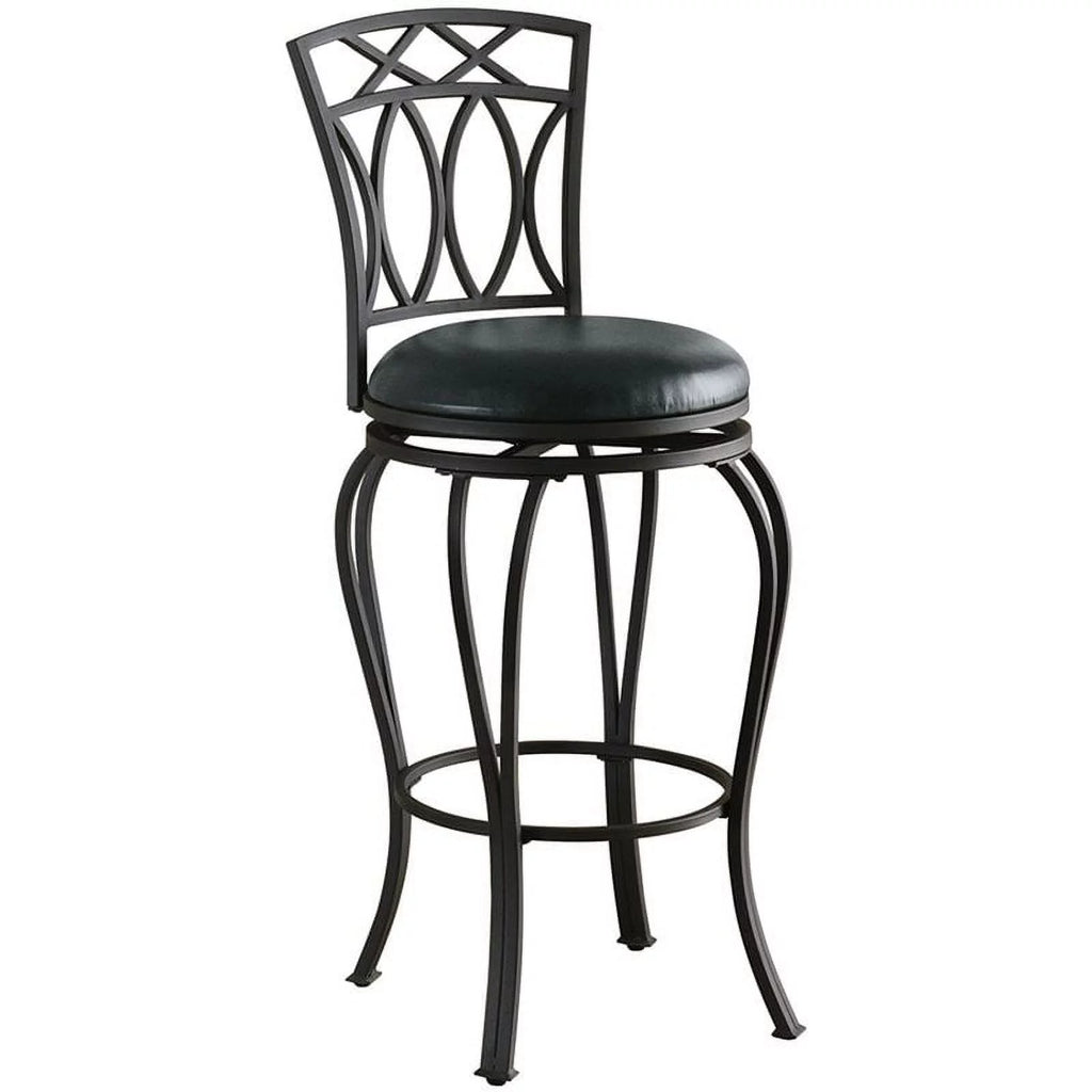 Black Metal Bar Stool Set of 3 S65772