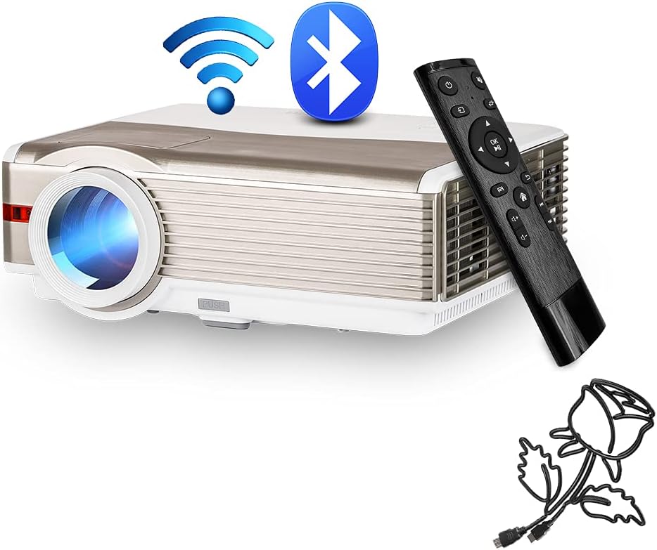 1080P HD 7200 Lumens LCD Projector O958