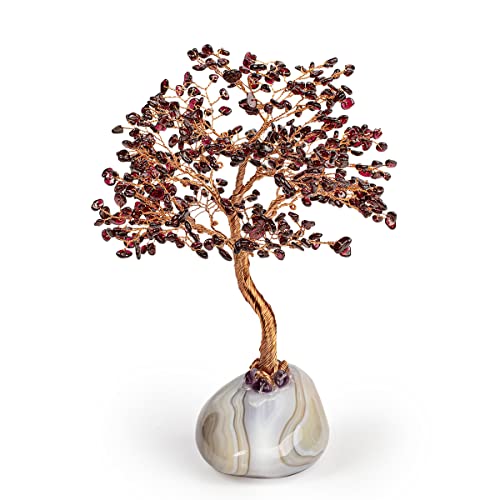 Medium 8” Chakra Crystal Feng Shui Tree Home Décor C589
