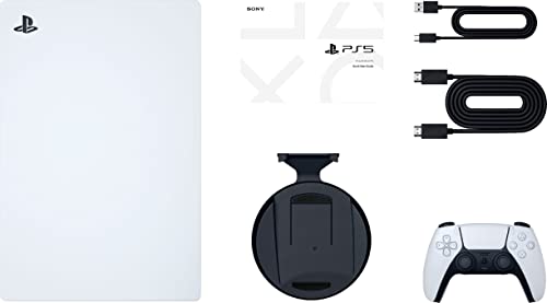 Playstation 5 Disc Version Console Horizon Forbidden West Bundle - 4K-TV Gaming, 16GB GDDR-6 RAM, 8K Output, WiFi 6, Ultra-High Speed 825GB SSD L57550