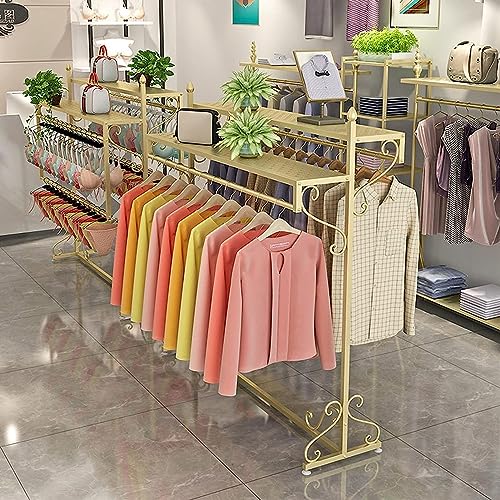 Gold Floor-standing Clothing Rack (47.2"/120cm) T151