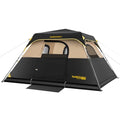 4/6/8/10 Person Instant Cabin Tent with Rainfly & Carry Bag Y578653