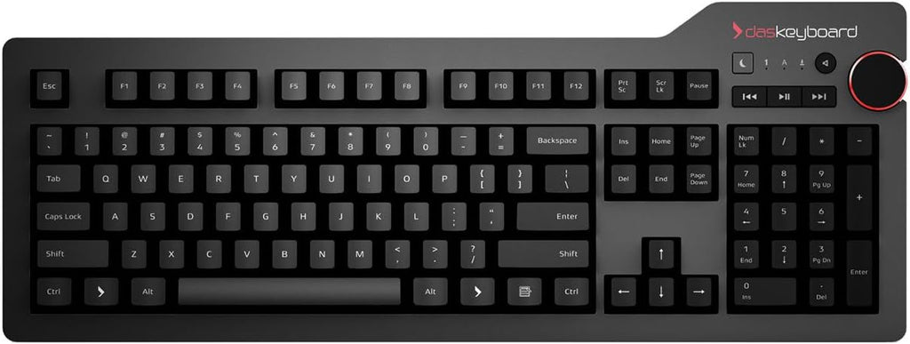 Wired Mechanical Keyboard, Cherry MX Brown Switches, Aluminum Top (104 Keys, Black) K782283