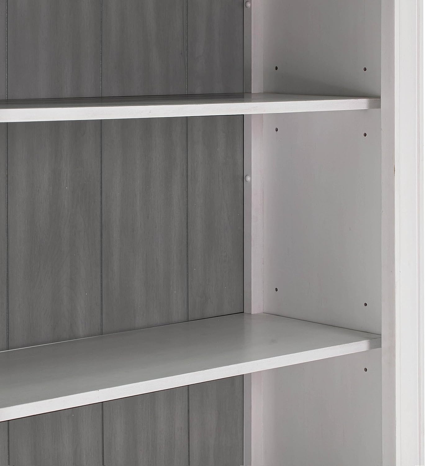 White 78" Wood Bookcase Y290958