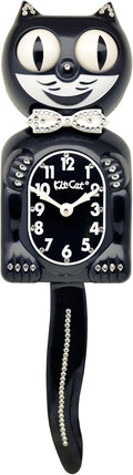 Black Crystals Jeweled Clock M8461