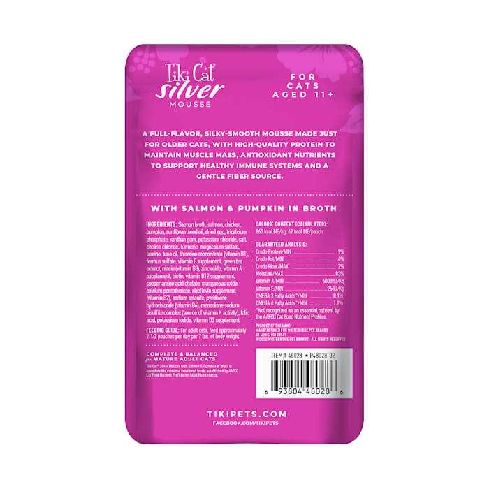 Tiki Cat Velvet Mousse Senior Salmon Wet Food X7908