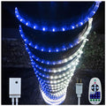 LED Rope Lights Red White Blue 30 Feet O9431