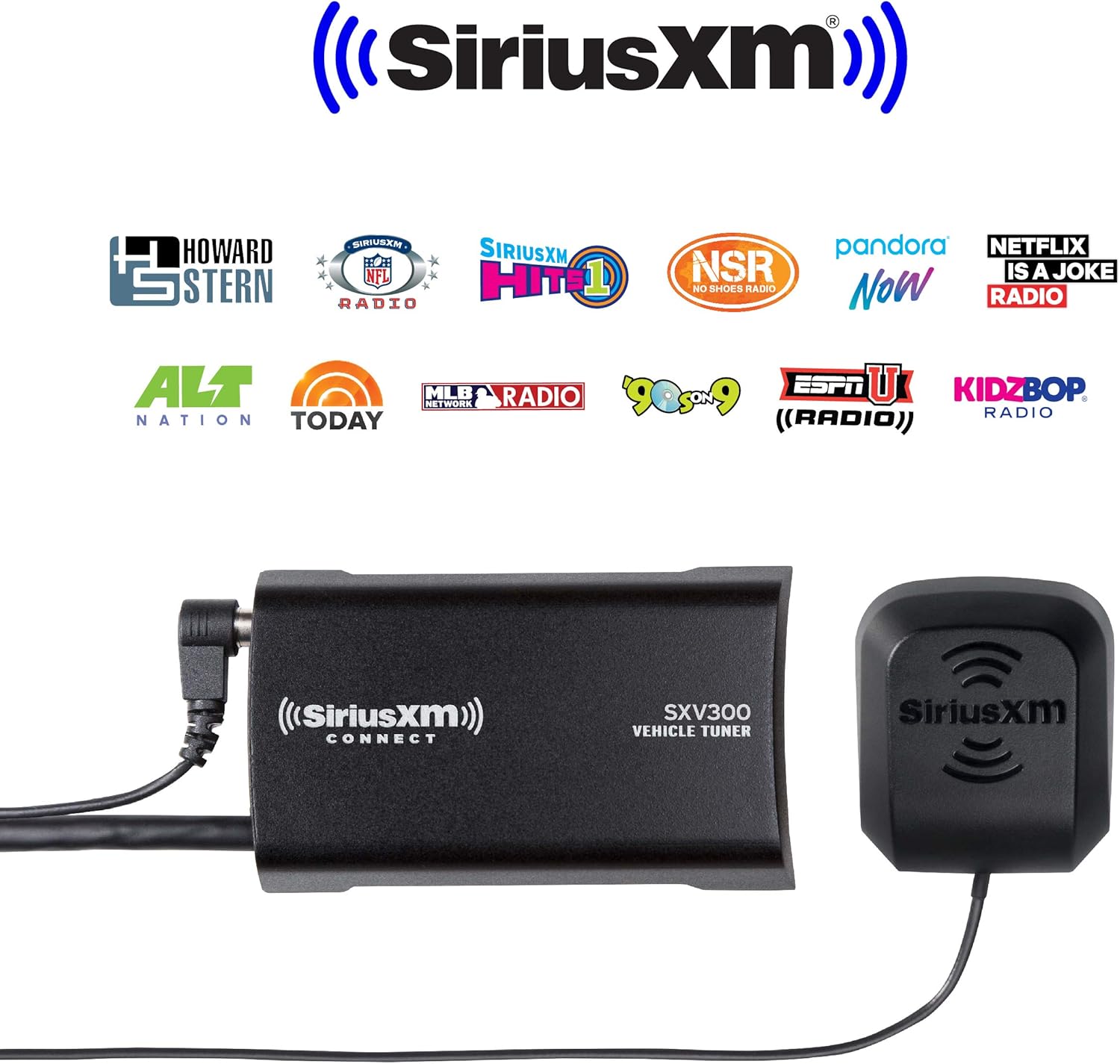 Black Satellite Radio Vehicle Tuner Pack of 2 A633
