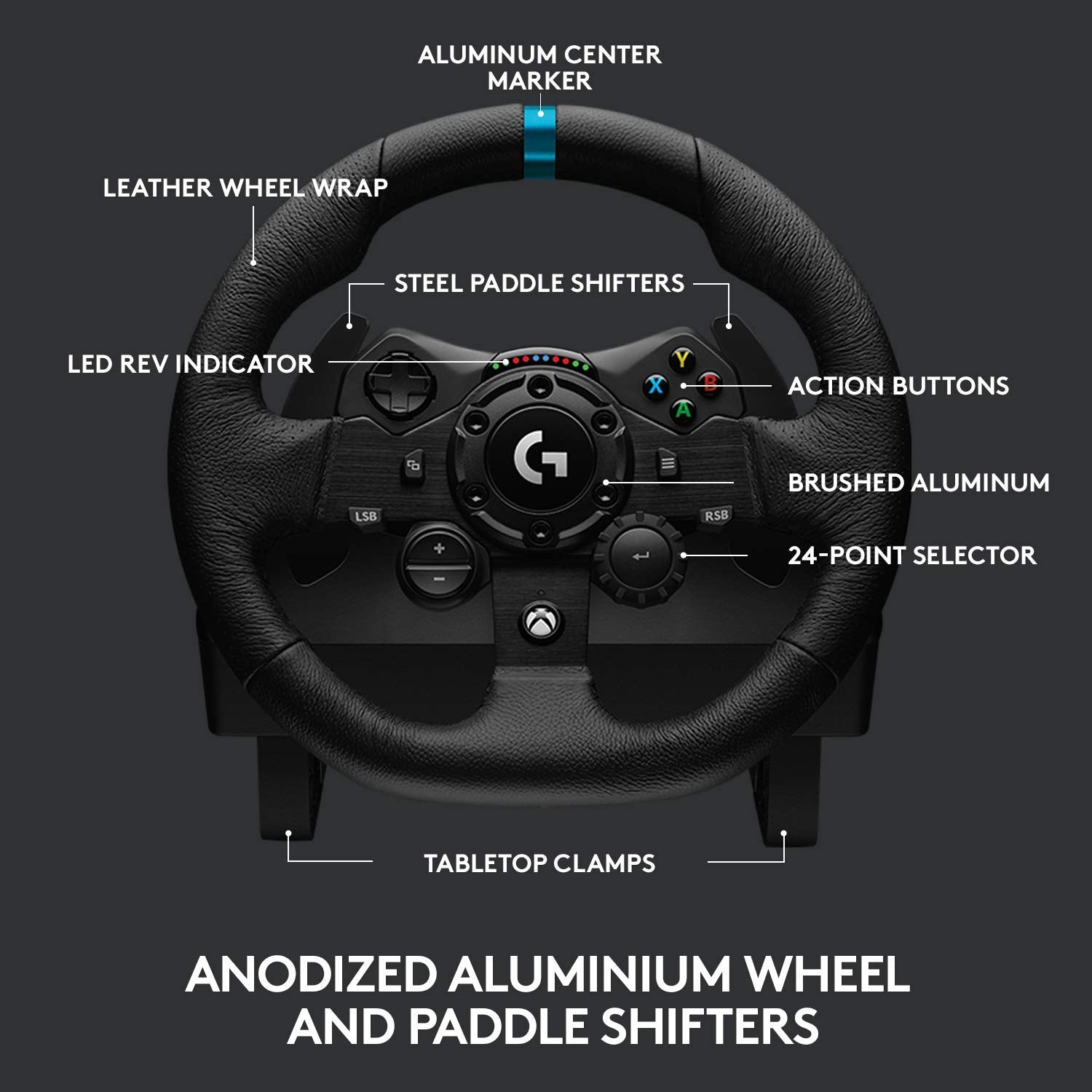 G923 Wheel and Pedals Sim Driving Wheel Q45091