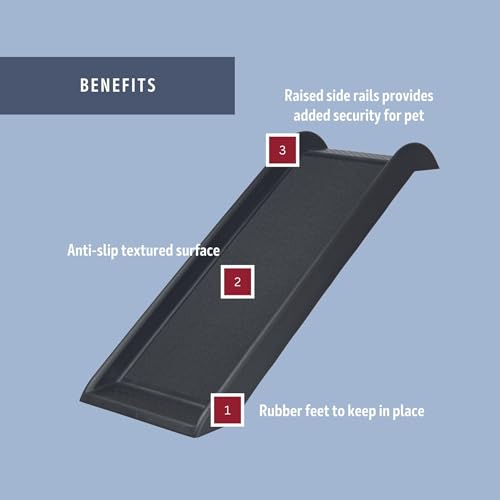 Black Non-Skid Pet Ramp O174547