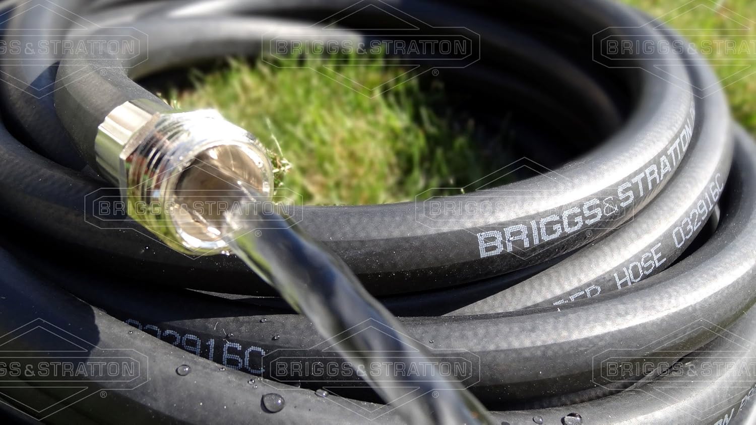 75-Foot Heavy-Duty Rubber Garden Hose Pack of 2 K91584