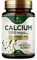 240 Tablets Calcium 1200 mg with Vitamin D3 Dietary Supplement K507712