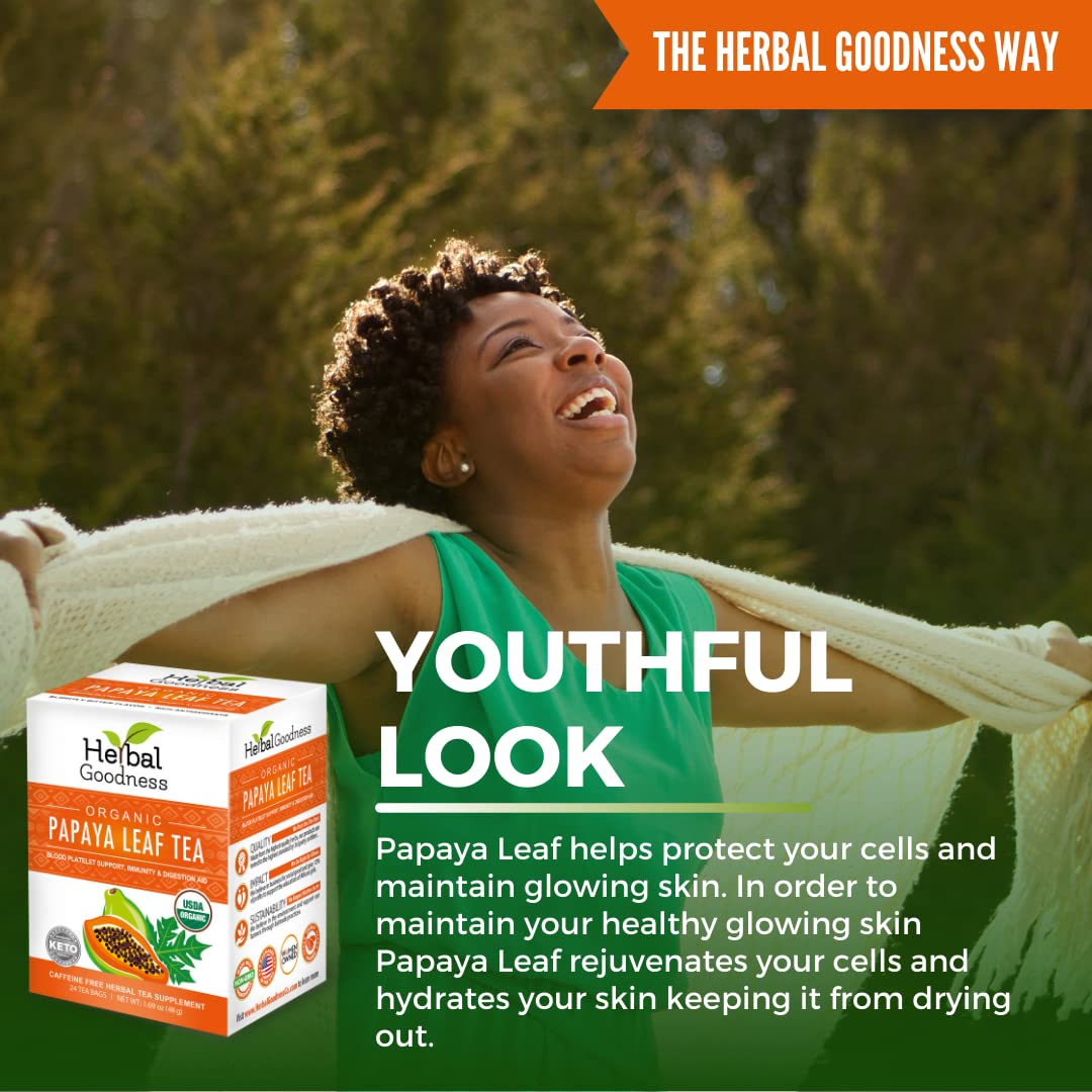 Organic Papaya Leaf Extract Tea 24bags H9941