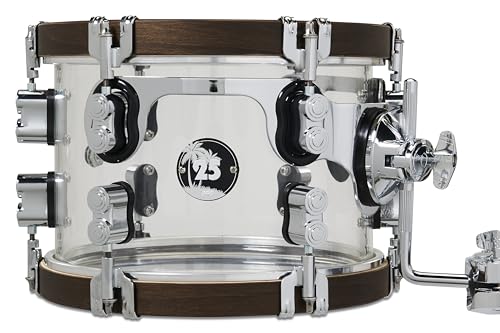 4-Piece Clear Acrylic Drum Set Shell Pack O603
