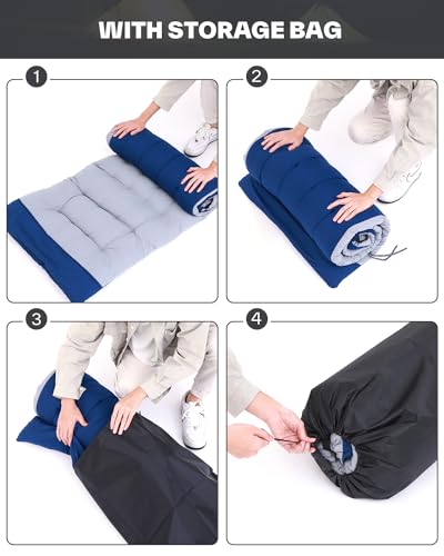 Camping Cot with Mattress Heavy Duty Folding Portable Bed P962