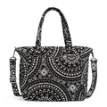Cotton Shoulder Satchel Purse I7898