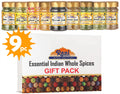 Indian Whole Spices 9 Bottle Gift Box Set, 3oz per Bottle A7200