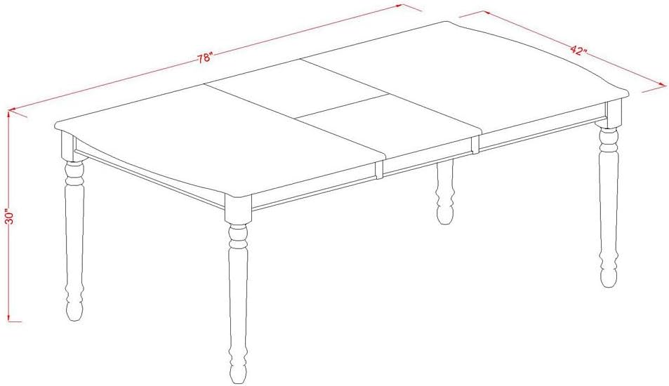 9 Pc Kitchen Table and Chair Set in Black and Cherry Finish Z6920