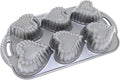 Metallic Heart Cakelet Pan K673092