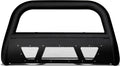 Matte Black Mesh Bull Bar Brush Push Front Bumper Grill Guard With Skid Plate T868