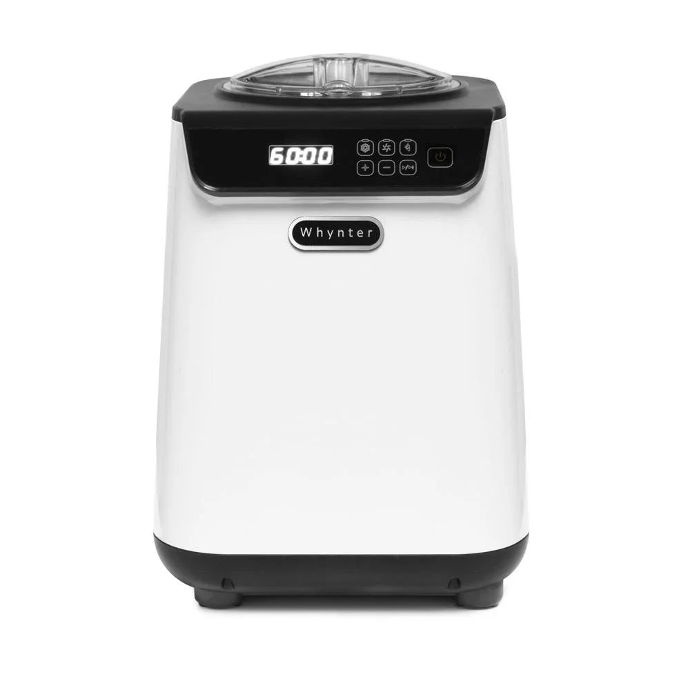 1.28 Quart Automatic Ice Cream Maker with Stainless Steel Bowl White L827949