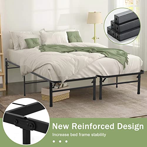 14 Inch Black Steel Twin Bed Frame M29844