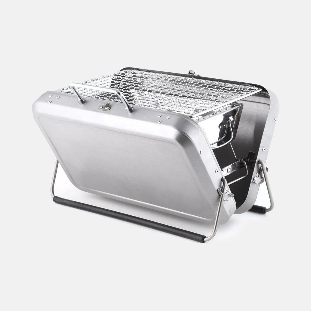 Portable BBQ Suitcase Silver J851995