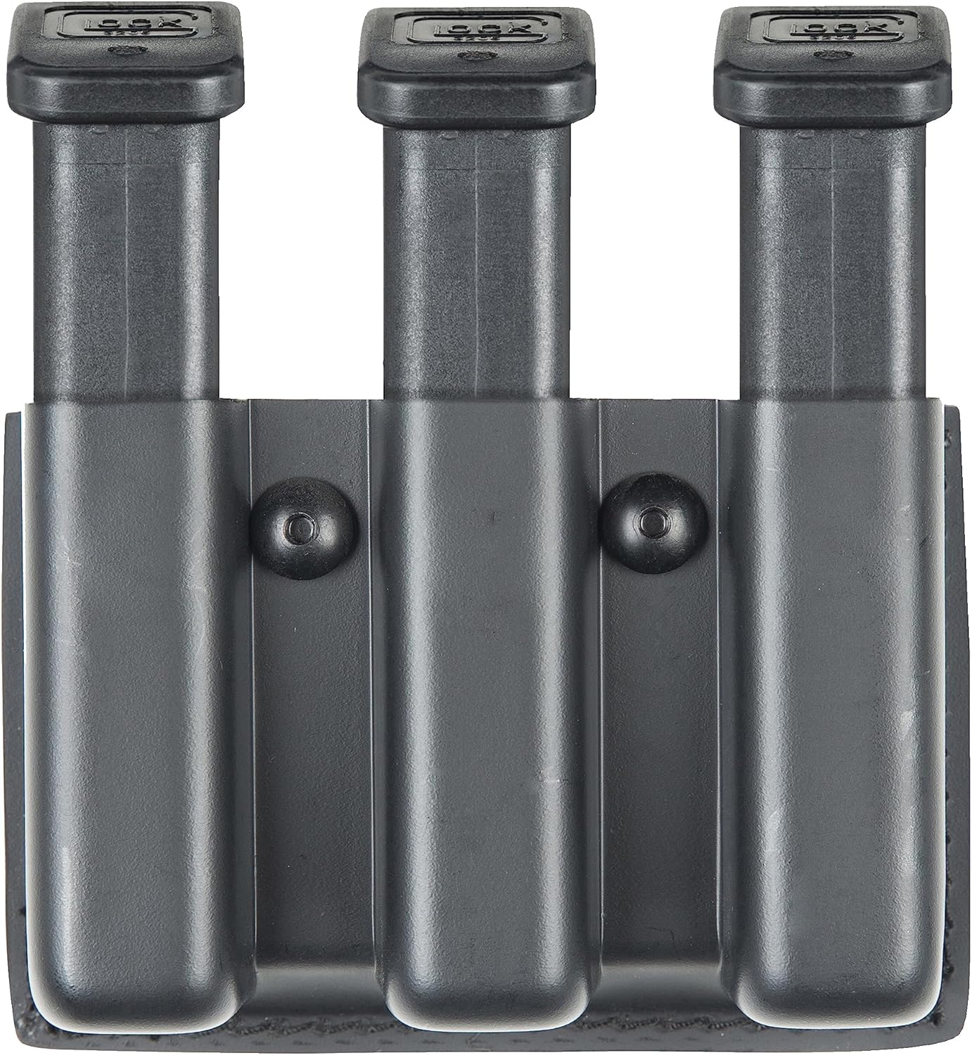 Black Slimline Open-Top Triple Magazine Pouch Q1318