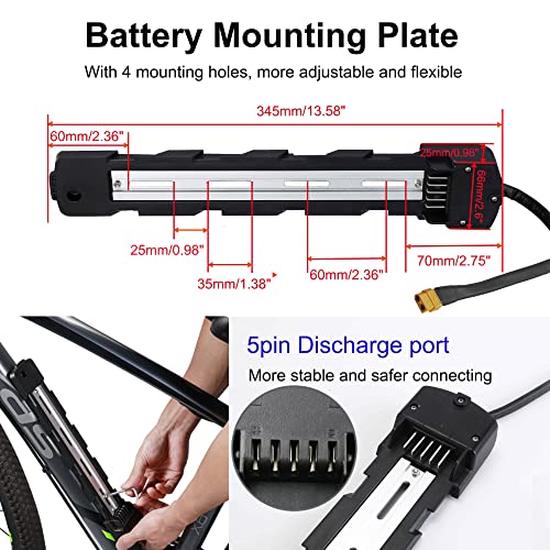48V 20Ah Ebike Battery Pack Downtube Lithium Batteries with 3A Charger W485