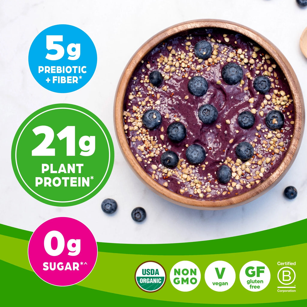 21g Organic Vegan Plant Based Vanilla Bean Protein Powder Z12294