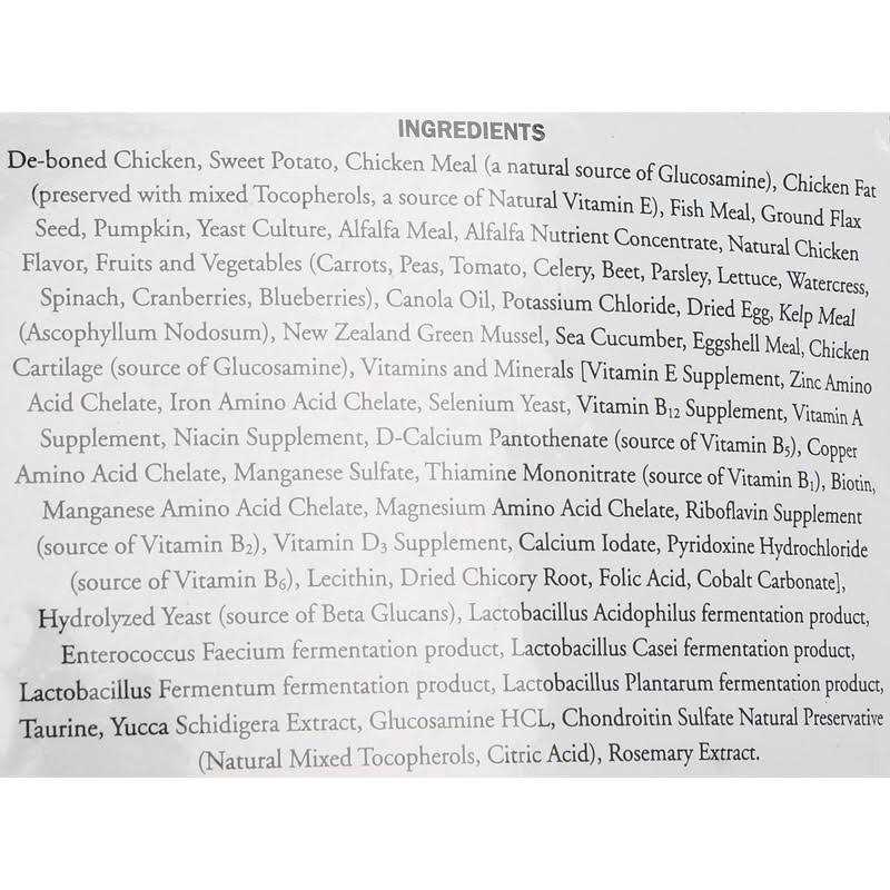 Chicken Sweet Potato & Pumpkin Grain Free Dry Dog Food Y94722