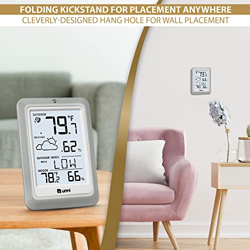 Pink Wireless Weather Station with Remote Sensor A9980