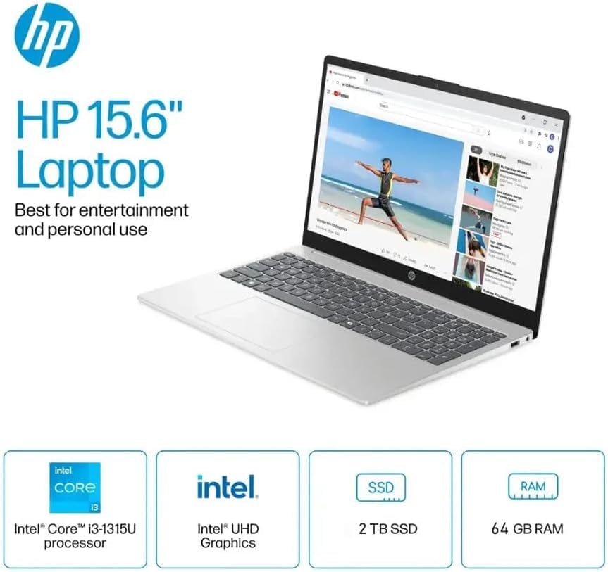 15.6" Touchscreen Business Laptop Computer Intel 13th Core i3-1315U Intel UHD Graphics Anti-Glare Windows 11 Pro 16 GB RAM 512GB SSD C213