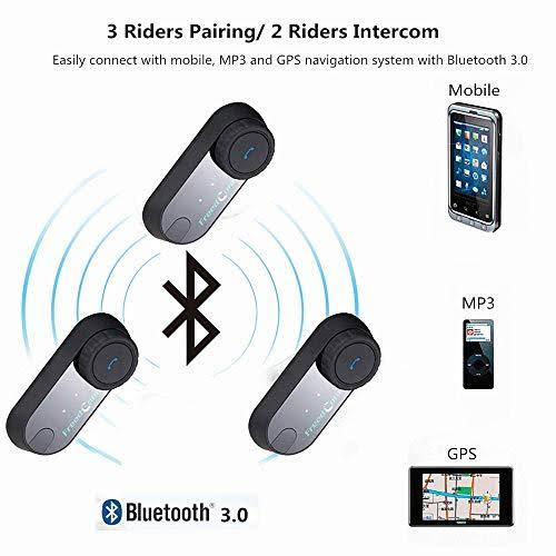 Motorcycle Communication System Helmet Bluetooth Headset I863036
