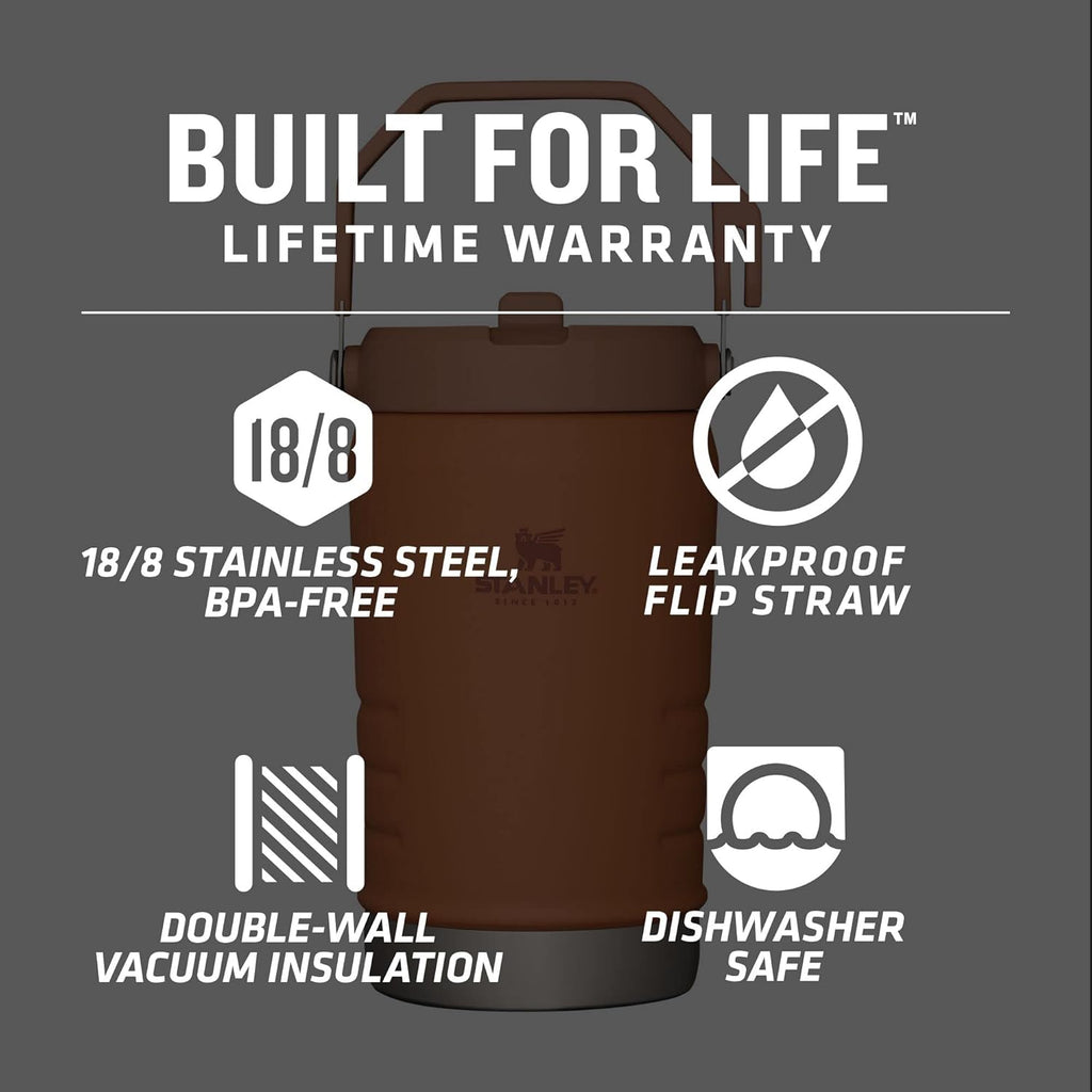 40OZ Stainless Steel Vacuum Insulated Water Jug with Straw Z4239