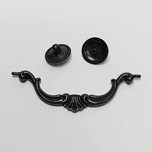 Antique Black Oversized Zinc Alloy Drawer Handles Length 170mm J283614